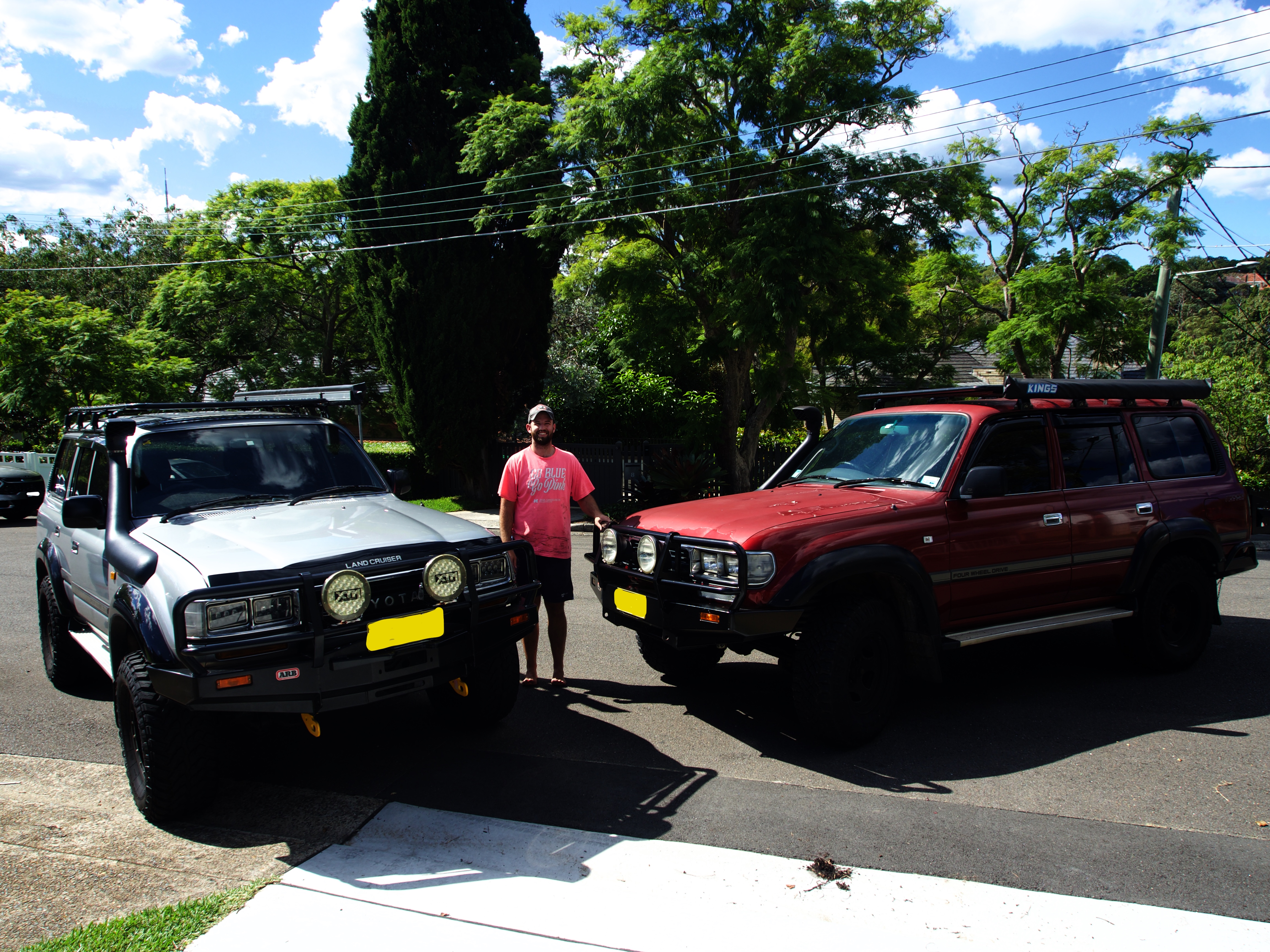 My two Toyota Land Cruiser 80 Series